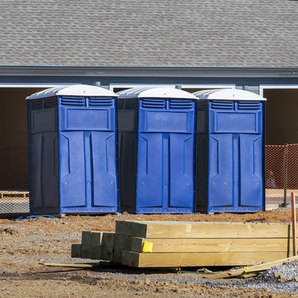 what is the maximum capacity for a single porta potty in Crab Orchard